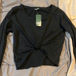 long sleeve black shirt